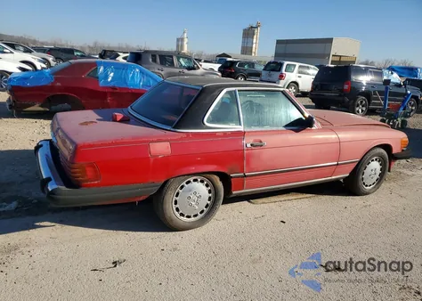 1987 Mercedes-Benz 560 Sl from USA, damaged, VIN BA4809HA059511